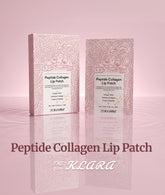 Peptide Collagen Lip Patch featured in THE KLARA Glow Starter Set | THE KLARA Glass Skin Kit | collagen face mask set | Peptide Collagen Lip Patch 5 Sheets  Package